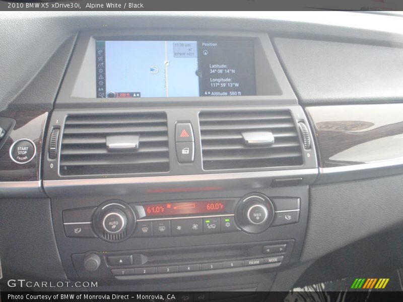 Alpine White / Black 2010 BMW X5 xDrive30i