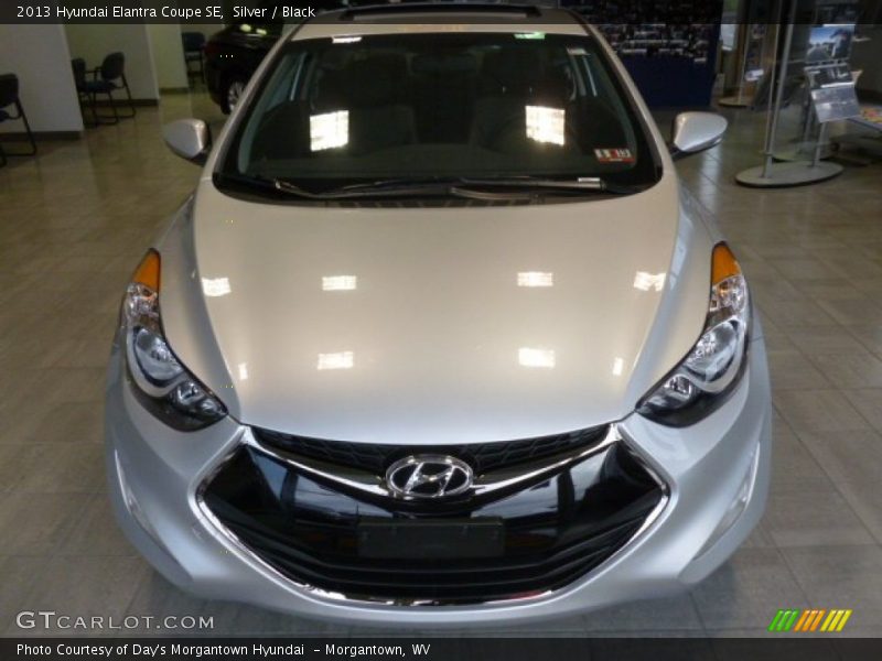 Silver / Black 2013 Hyundai Elantra Coupe SE