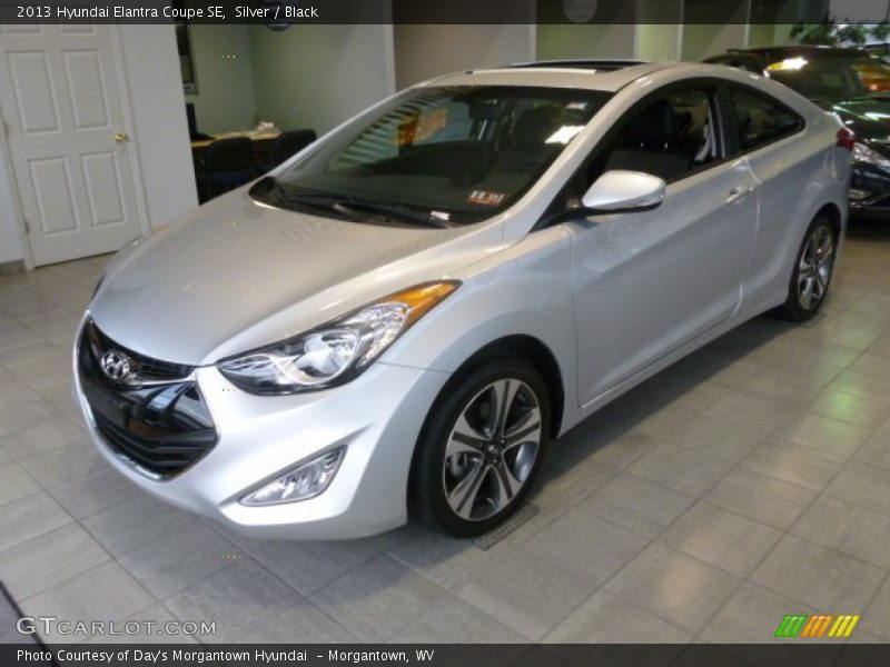 Silver / Black 2013 Hyundai Elantra Coupe SE