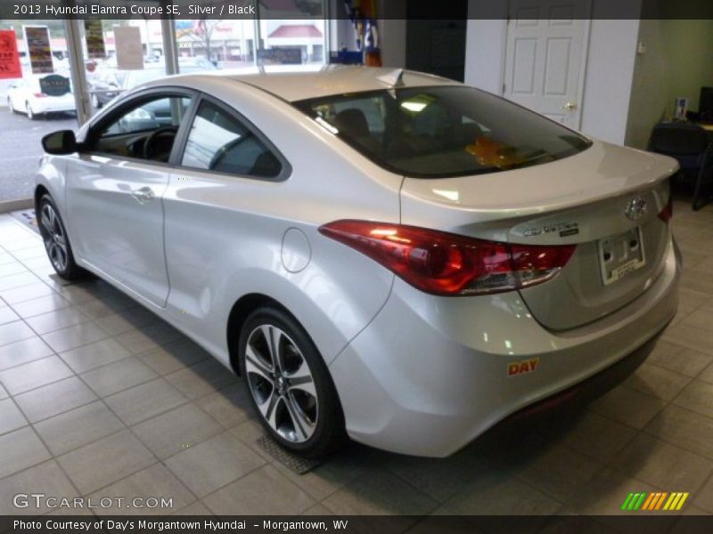 Silver / Black 2013 Hyundai Elantra Coupe SE