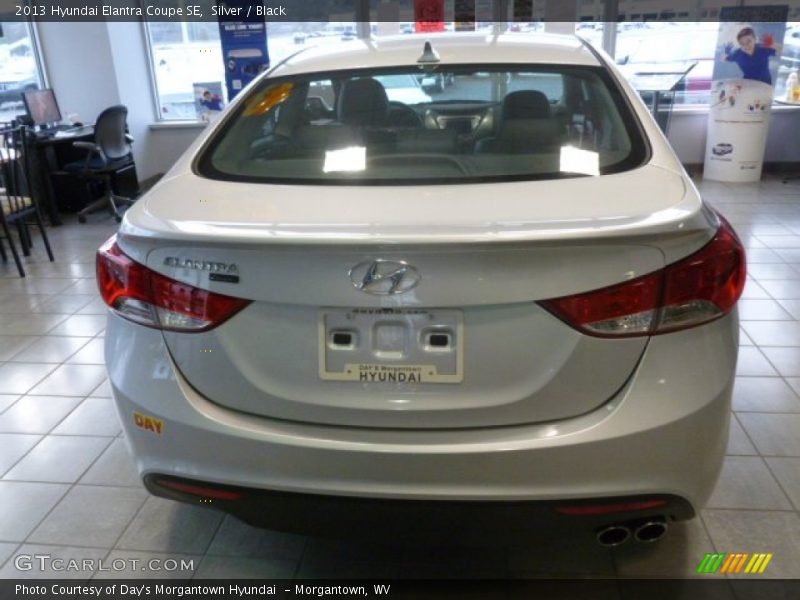 Silver / Black 2013 Hyundai Elantra Coupe SE