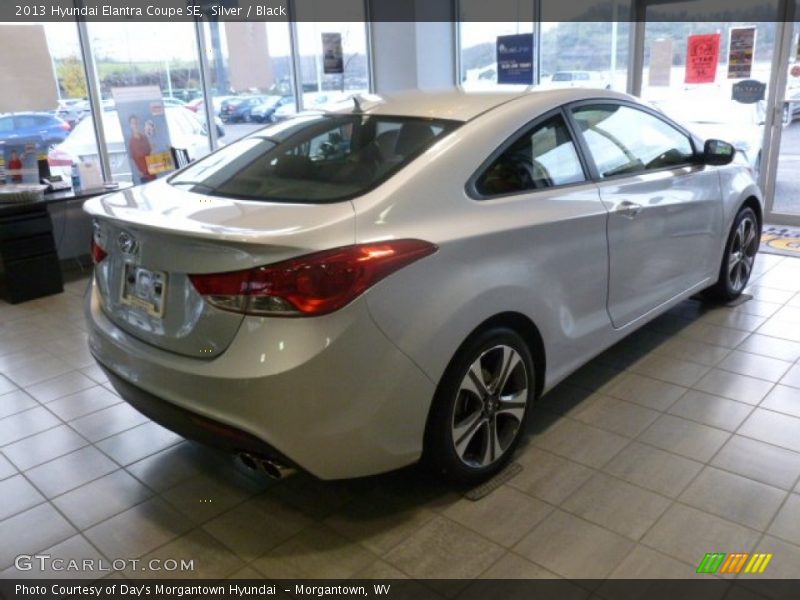 Silver / Black 2013 Hyundai Elantra Coupe SE