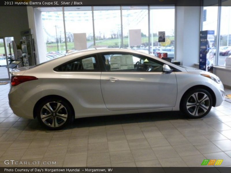 Silver / Black 2013 Hyundai Elantra Coupe SE