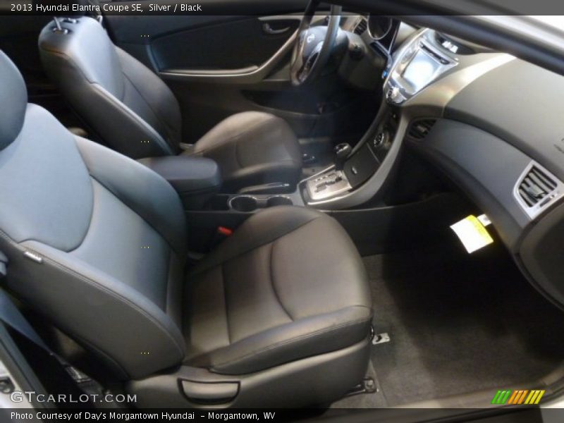 Silver / Black 2013 Hyundai Elantra Coupe SE