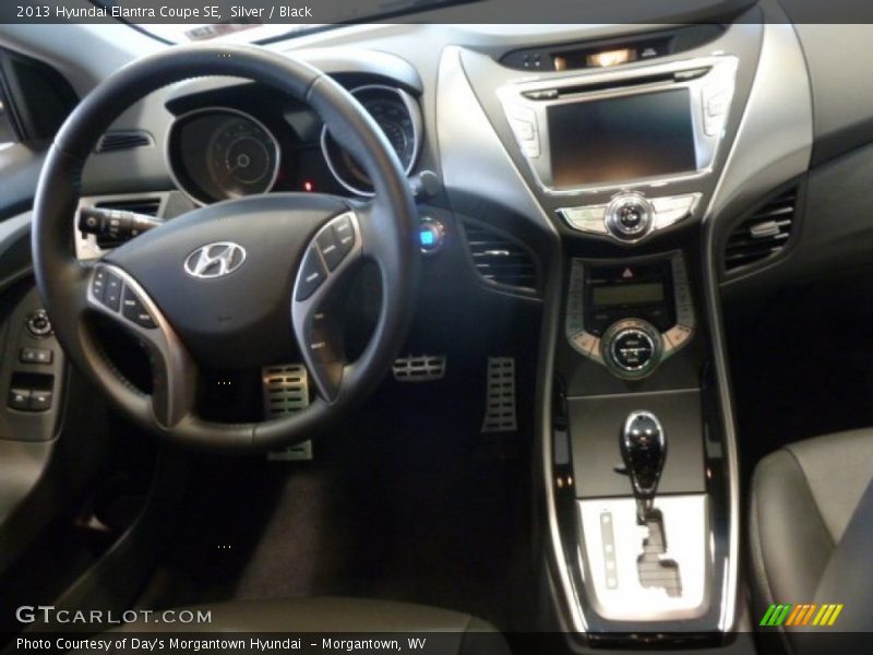 Silver / Black 2013 Hyundai Elantra Coupe SE
