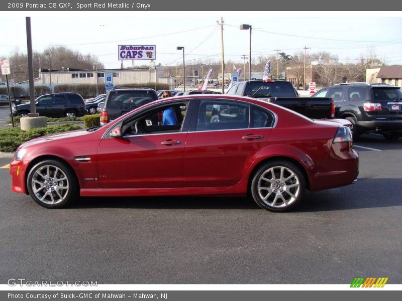 Sport Red Metallic / Onyx 2009 Pontiac G8 GXP
