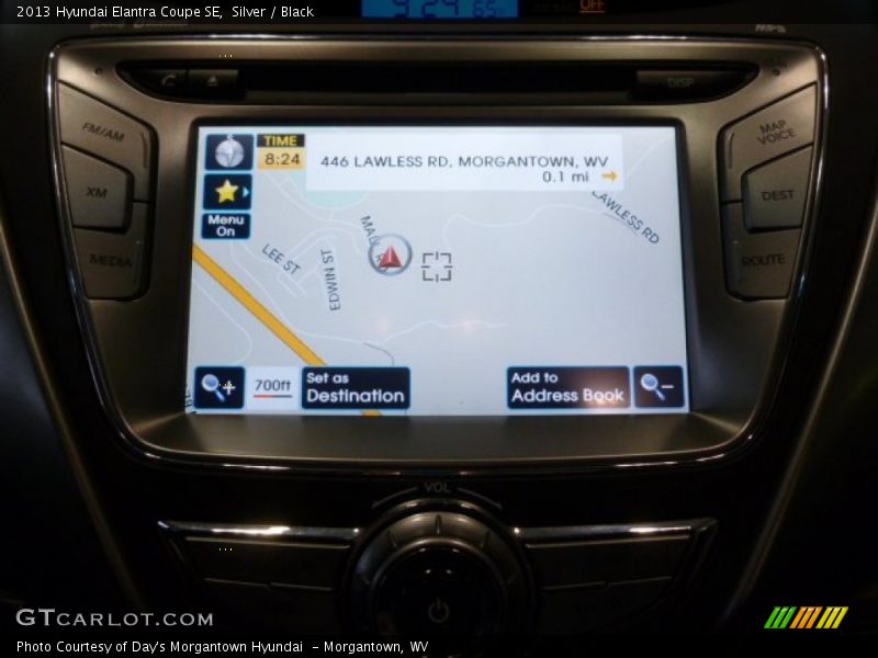 Silver / Black 2013 Hyundai Elantra Coupe SE