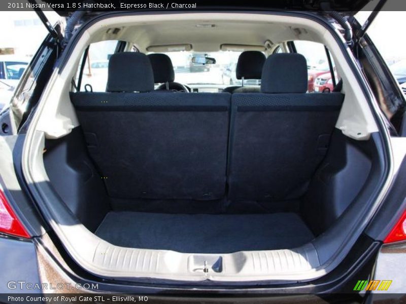Espresso Black / Charcoal 2011 Nissan Versa 1.8 S Hatchback