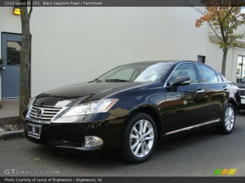 Black Sapphire Pearl / Parchment 2010 Lexus ES 350