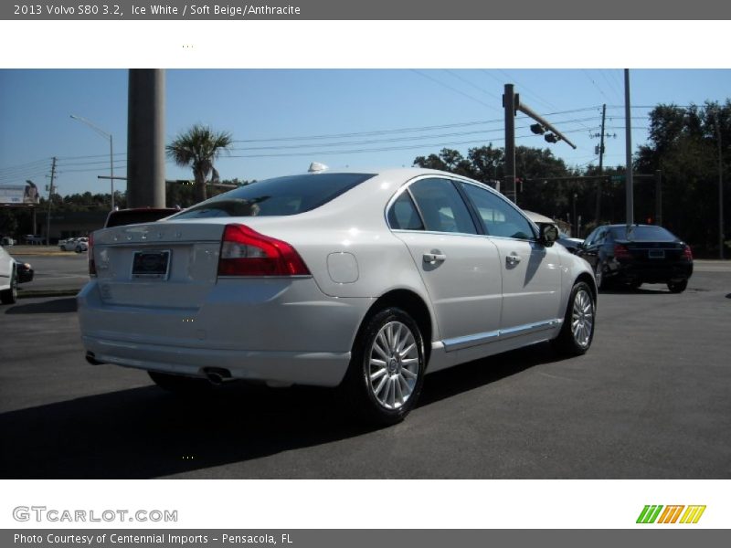 Ice White / Soft Beige/Anthracite 2013 Volvo S80 3.2