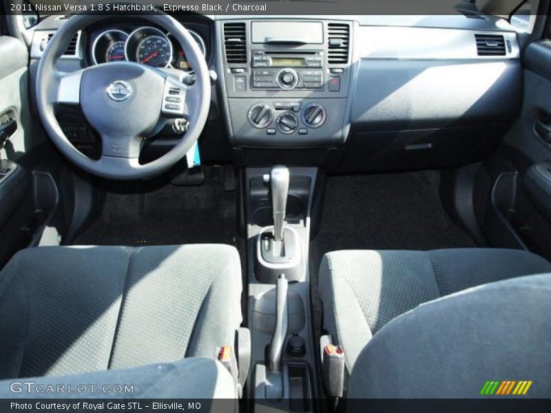 Espresso Black / Charcoal 2011 Nissan Versa 1.8 S Hatchback