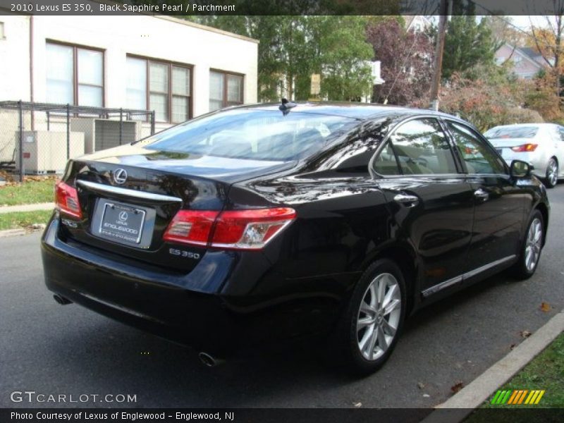 Black Sapphire Pearl / Parchment 2010 Lexus ES 350