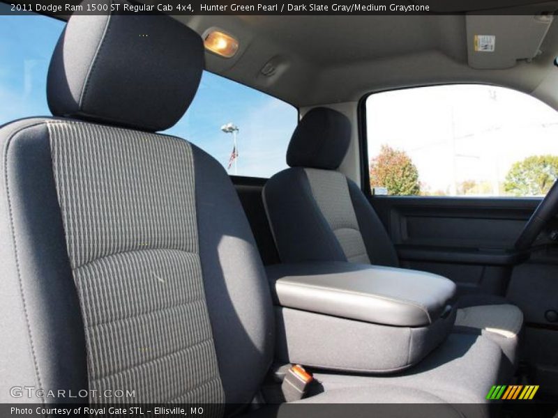 Hunter Green Pearl / Dark Slate Gray/Medium Graystone 2011 Dodge Ram 1500 ST Regular Cab 4x4