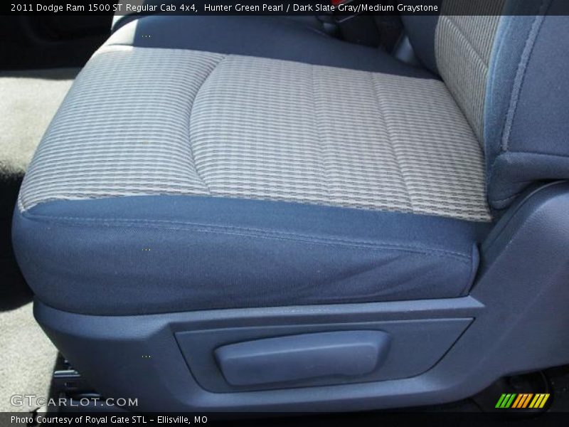 Hunter Green Pearl / Dark Slate Gray/Medium Graystone 2011 Dodge Ram 1500 ST Regular Cab 4x4