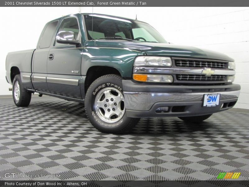 Forest Green Metallic / Tan 2001 Chevrolet Silverado 1500 LT Extended Cab