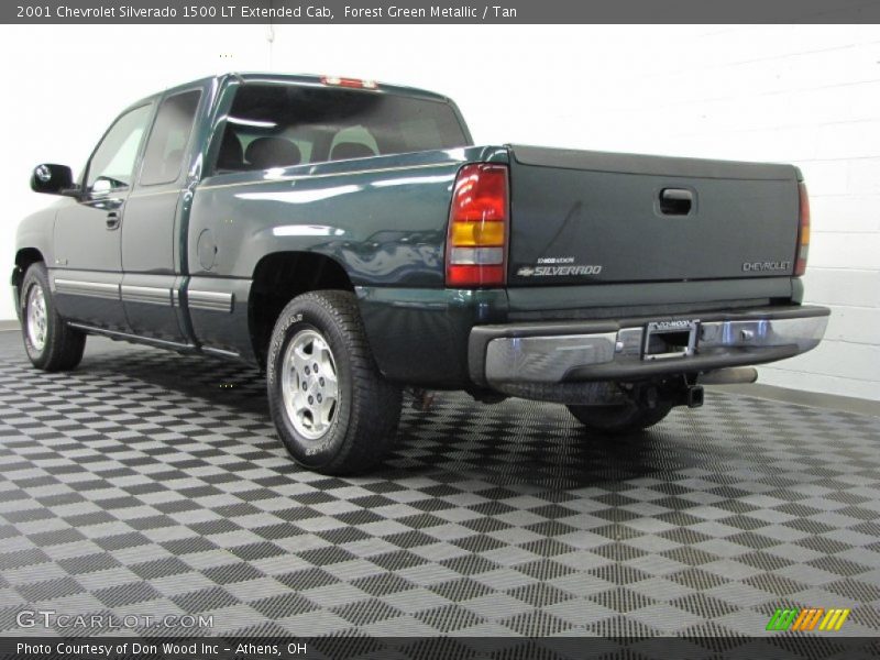 Forest Green Metallic / Tan 2001 Chevrolet Silverado 1500 LT Extended Cab