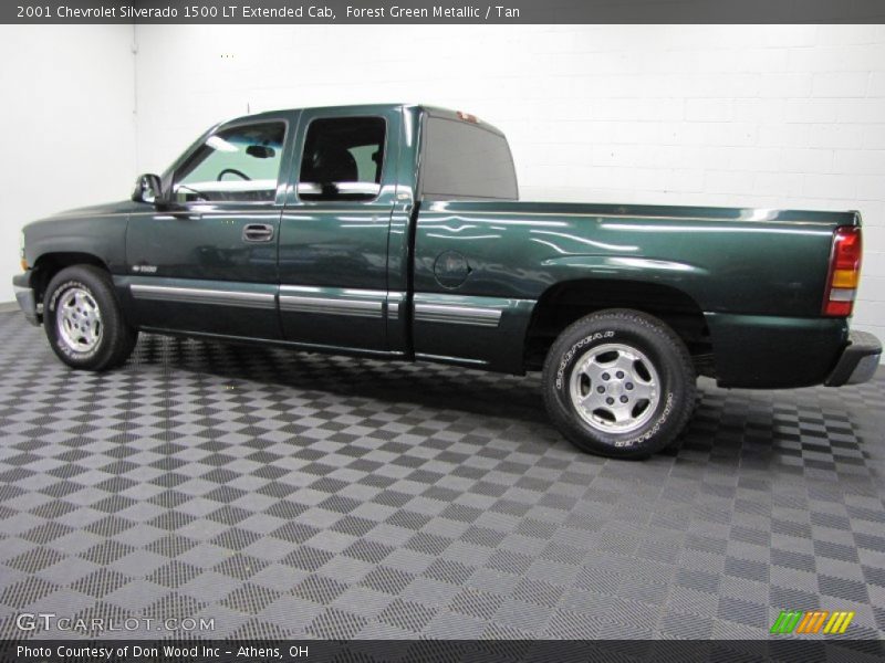 Forest Green Metallic / Tan 2001 Chevrolet Silverado 1500 LT Extended Cab