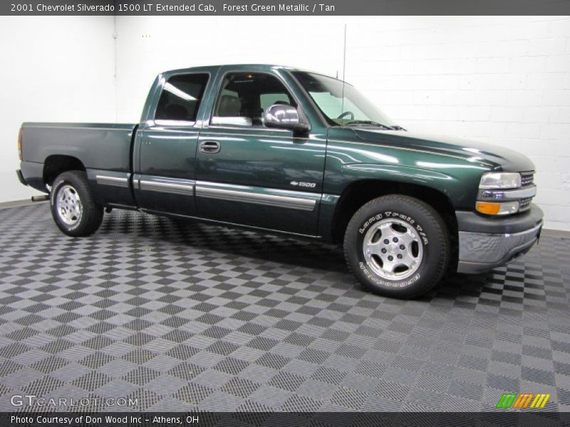 Forest Green Metallic / Tan 2001 Chevrolet Silverado 1500 LT Extended Cab