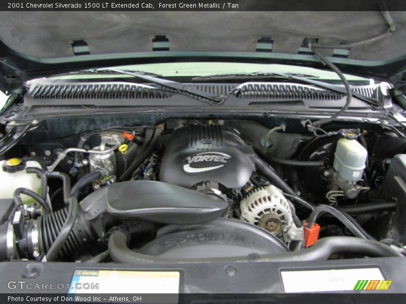 Forest Green Metallic / Tan 2001 Chevrolet Silverado 1500 LT Extended Cab