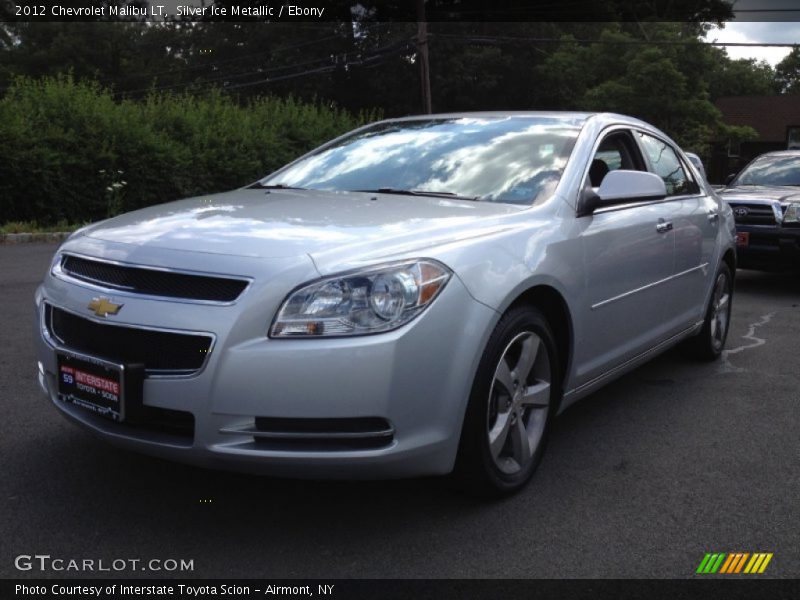 Silver Ice Metallic / Ebony 2012 Chevrolet Malibu LT