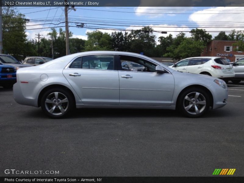 Silver Ice Metallic / Ebony 2012 Chevrolet Malibu LT