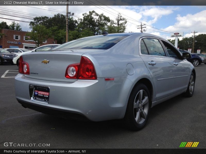 Silver Ice Metallic / Ebony 2012 Chevrolet Malibu LT