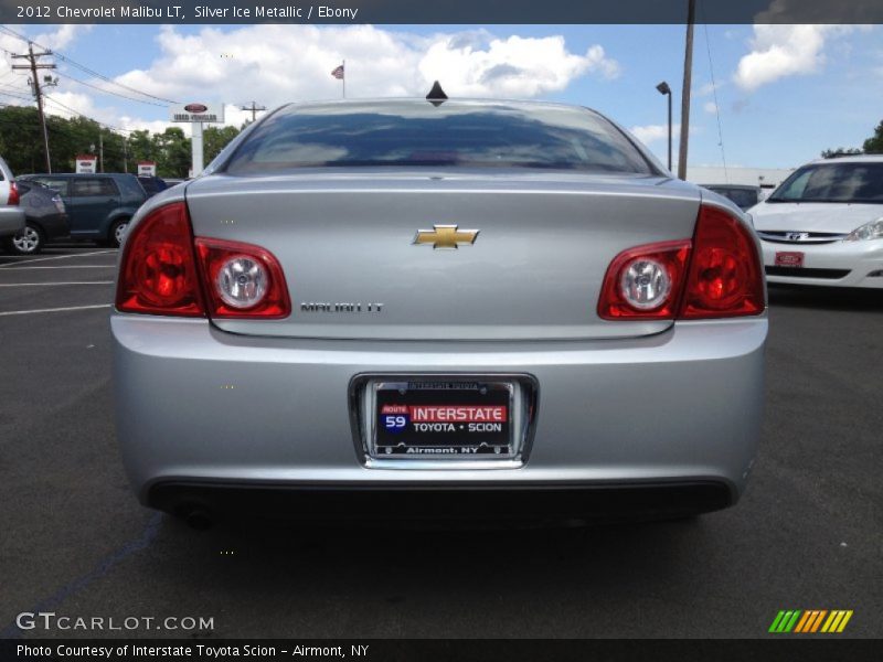 Silver Ice Metallic / Ebony 2012 Chevrolet Malibu LT
