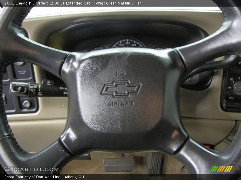 Forest Green Metallic / Tan 2001 Chevrolet Silverado 1500 LT Extended Cab