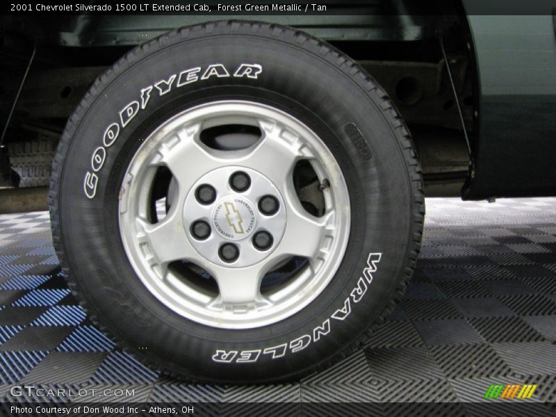 Forest Green Metallic / Tan 2001 Chevrolet Silverado 1500 LT Extended Cab
