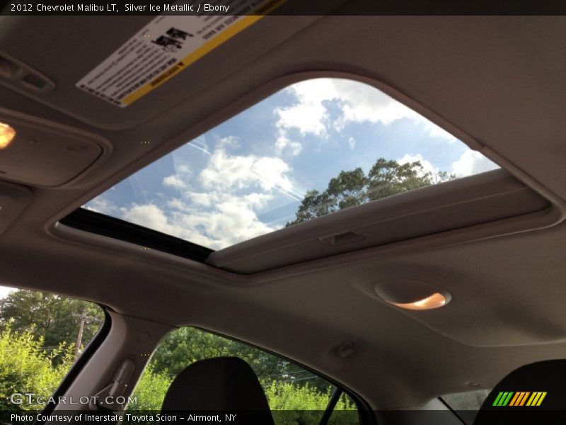 Silver Ice Metallic / Ebony 2012 Chevrolet Malibu LT