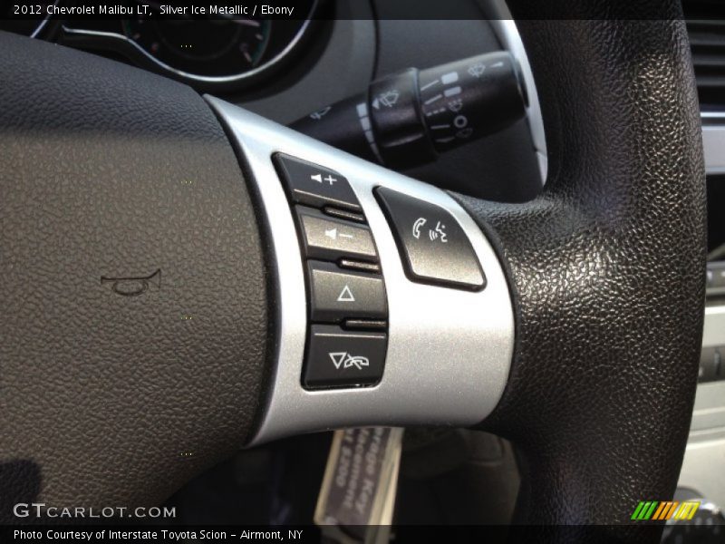 Silver Ice Metallic / Ebony 2012 Chevrolet Malibu LT