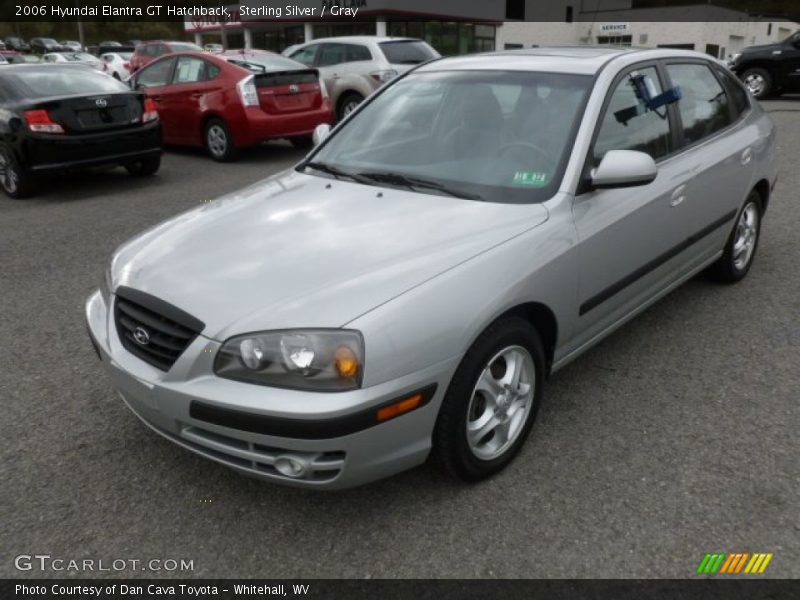 Sterling Silver / Gray 2006 Hyundai Elantra GT Hatchback