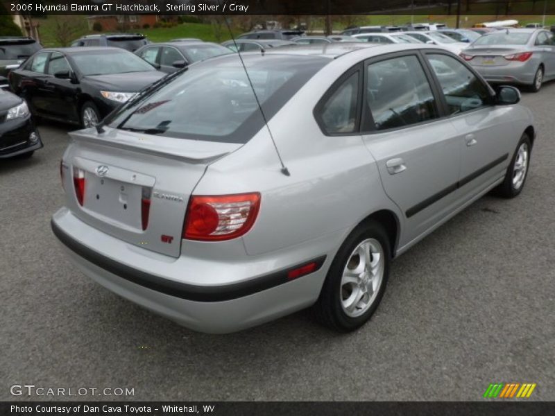 Sterling Silver / Gray 2006 Hyundai Elantra GT Hatchback