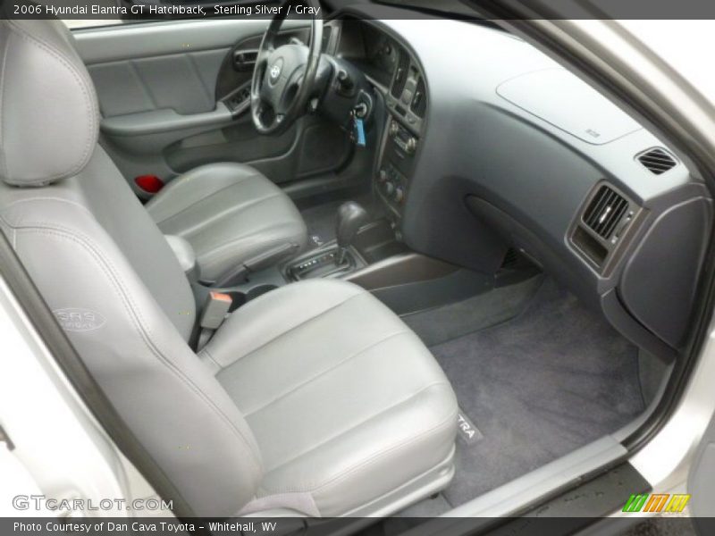Sterling Silver / Gray 2006 Hyundai Elantra GT Hatchback