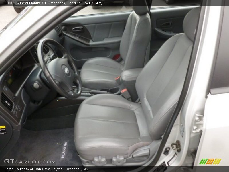 Sterling Silver / Gray 2006 Hyundai Elantra GT Hatchback