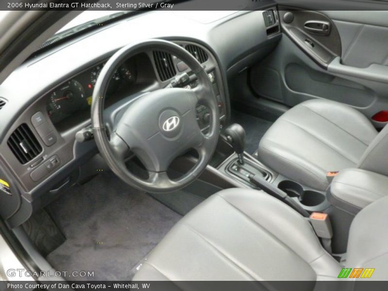 Sterling Silver / Gray 2006 Hyundai Elantra GT Hatchback