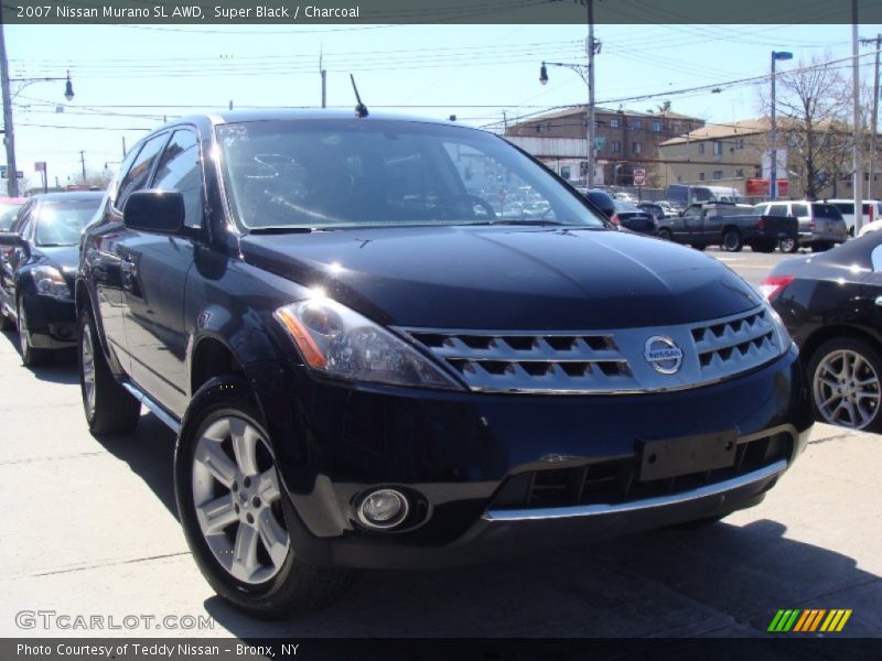 Super Black / Charcoal 2007 Nissan Murano SL AWD