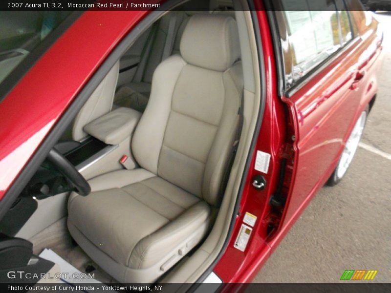 Moroccan Red Pearl / Parchment 2007 Acura TL 3.2