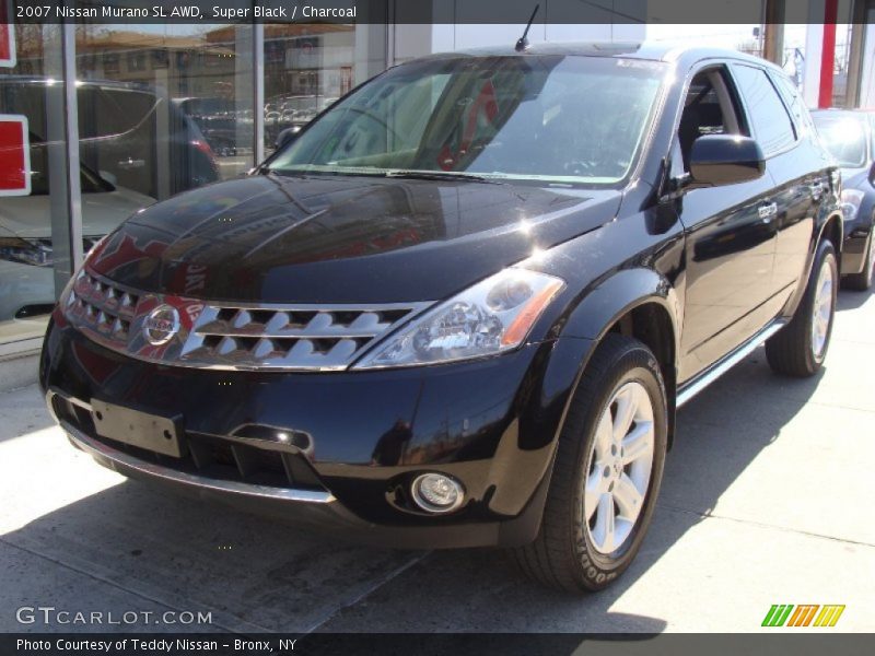 Super Black / Charcoal 2007 Nissan Murano SL AWD