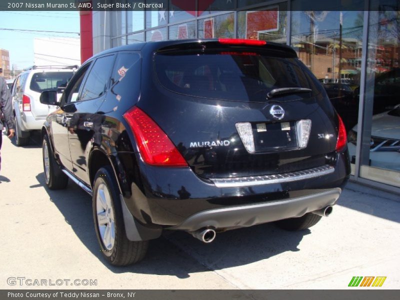 Super Black / Charcoal 2007 Nissan Murano SL AWD