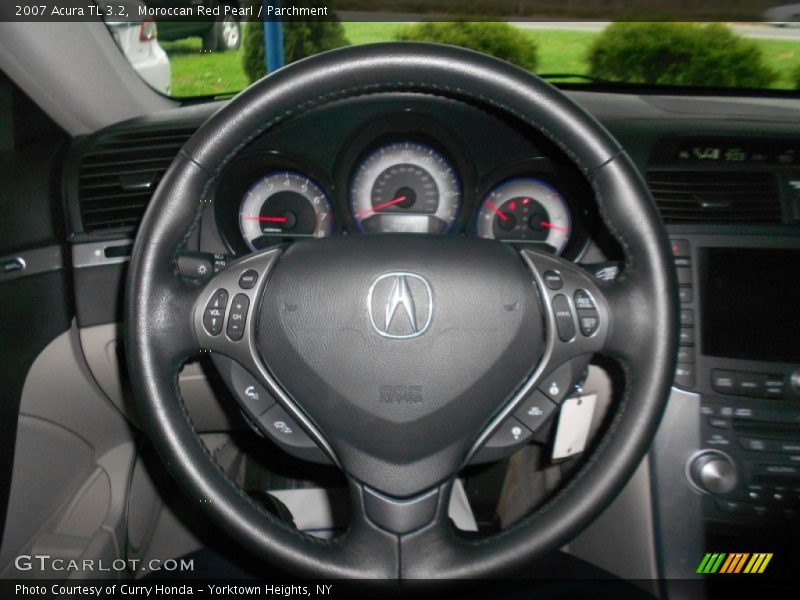 Moroccan Red Pearl / Parchment 2007 Acura TL 3.2