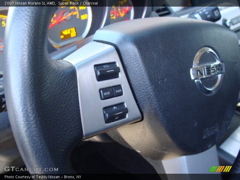 Super Black / Charcoal 2007 Nissan Murano SL AWD