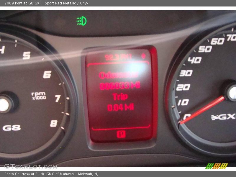 Sport Red Metallic / Onyx 2009 Pontiac G8 GXP
