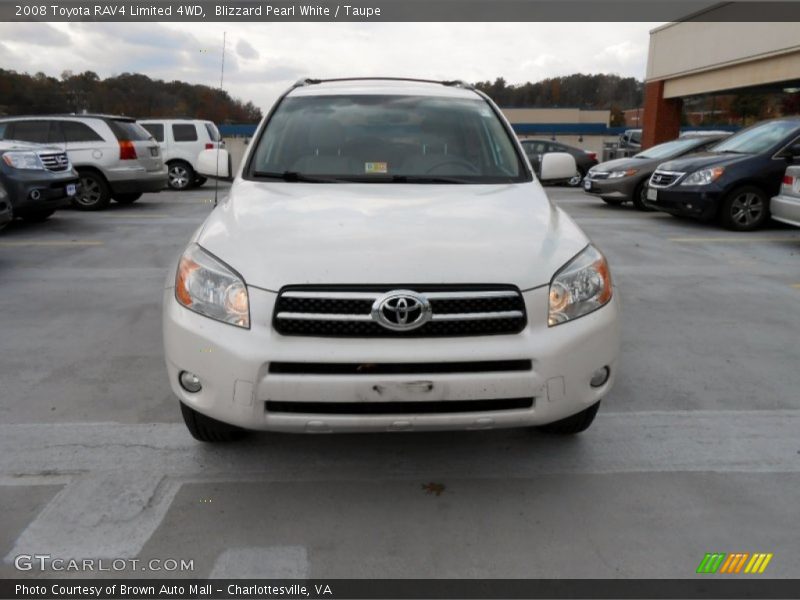 Blizzard Pearl White / Taupe 2008 Toyota RAV4 Limited 4WD