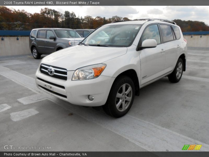 Blizzard Pearl White / Taupe 2008 Toyota RAV4 Limited 4WD