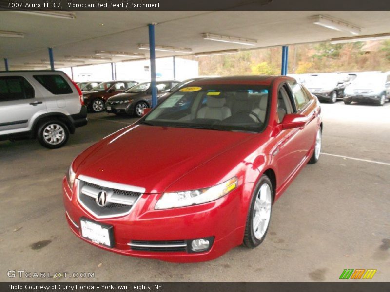 Moroccan Red Pearl / Parchment 2007 Acura TL 3.2