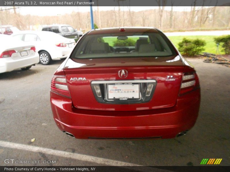 Moroccan Red Pearl / Parchment 2007 Acura TL 3.2