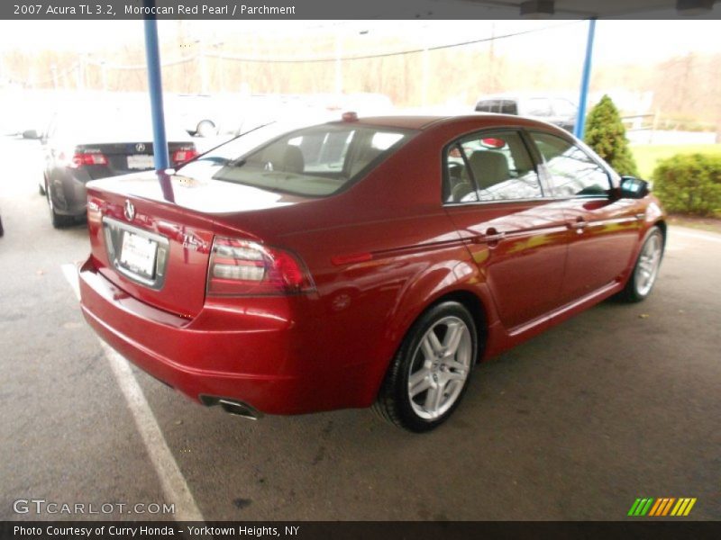 Moroccan Red Pearl / Parchment 2007 Acura TL 3.2
