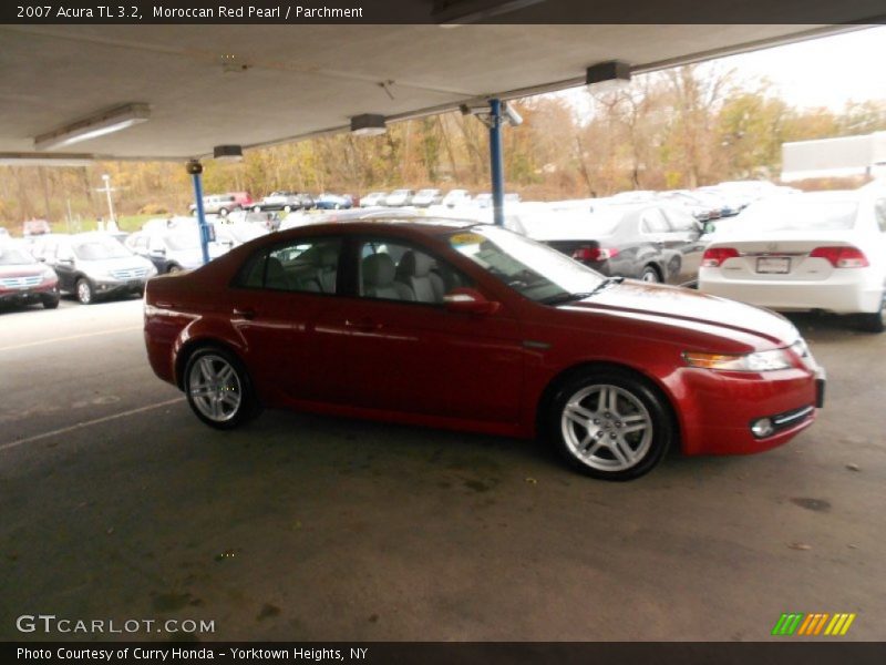 Moroccan Red Pearl / Parchment 2007 Acura TL 3.2
