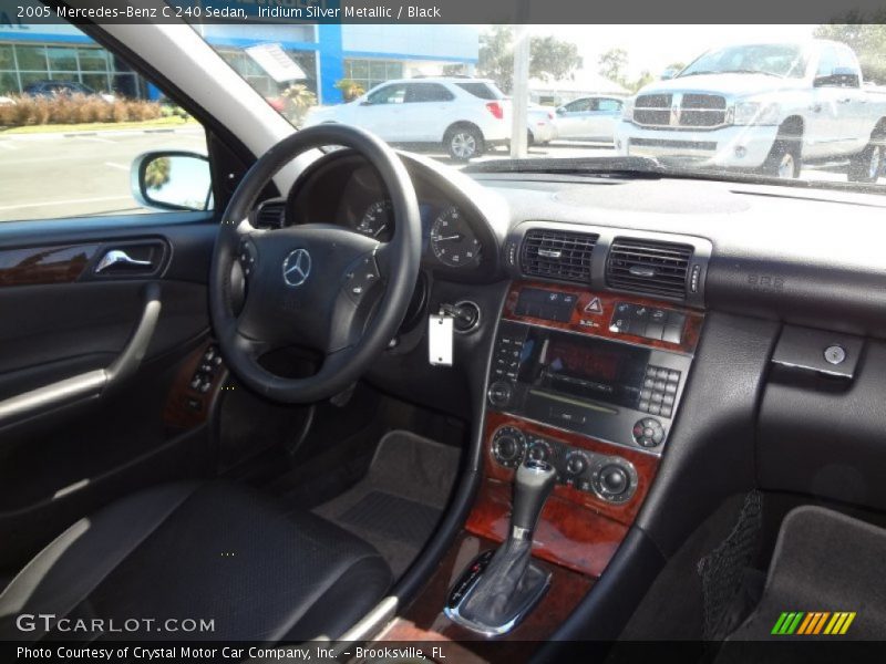 Iridium Silver Metallic / Black 2005 Mercedes-Benz C 240 Sedan